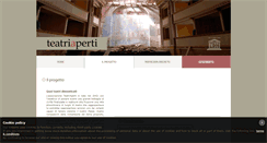 Desktop Screenshot of censimento.teatriaperti.it
